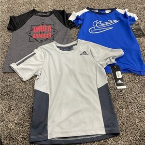 Boys Nike, adidas, under armour size 4 bundle.